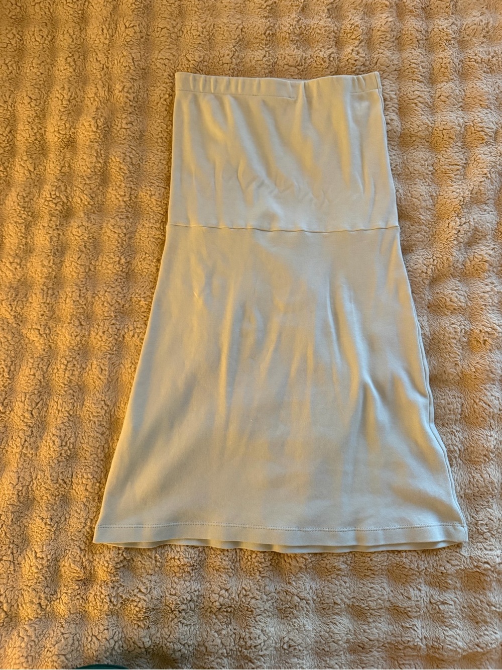 Djerf Avenue Light Blue Strapless Mini Dress